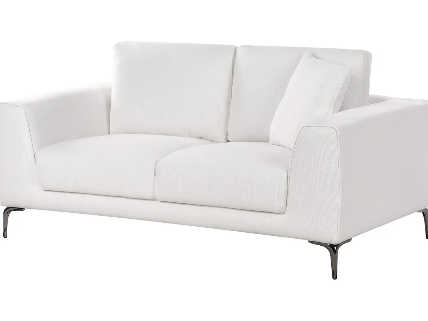 2 posti REINEN Tessuto Bianco