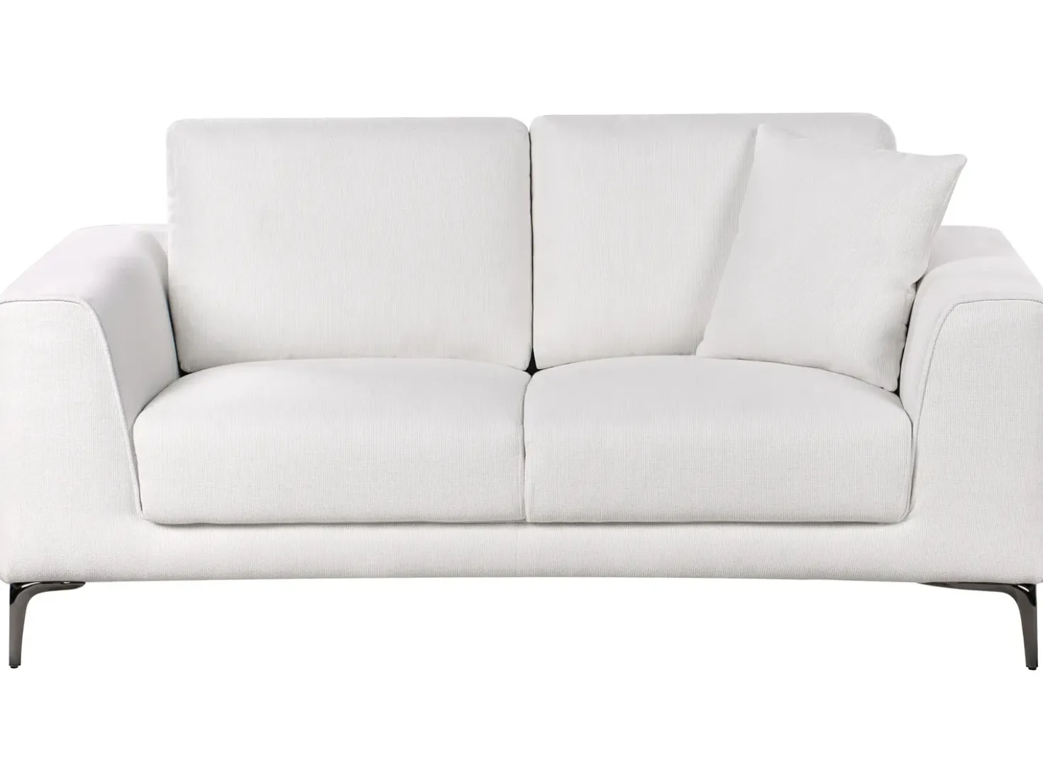2 posti REINEN Tessuto Bianco