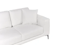 2 posti REINEN Tessuto Bianco
