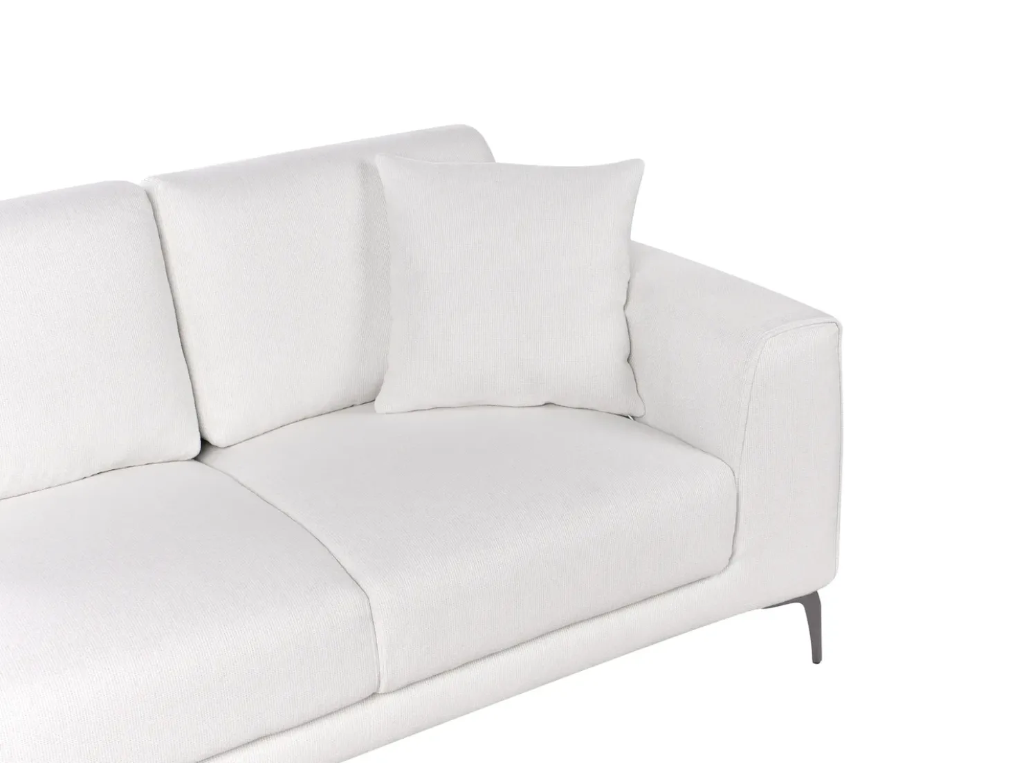 2 posti REINEN Tessuto Bianco