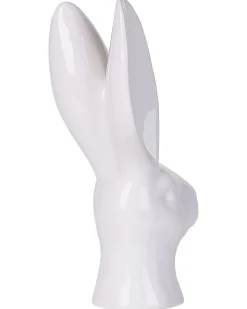 Accessorio decorativo Coniglio GUERANDE Ceramica Bianco