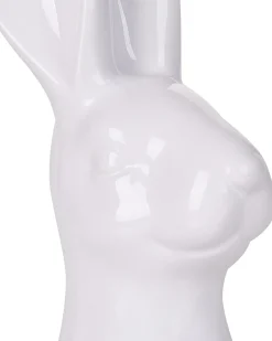 Accessorio decorativo Coniglio GUERANDE Ceramica Bianco