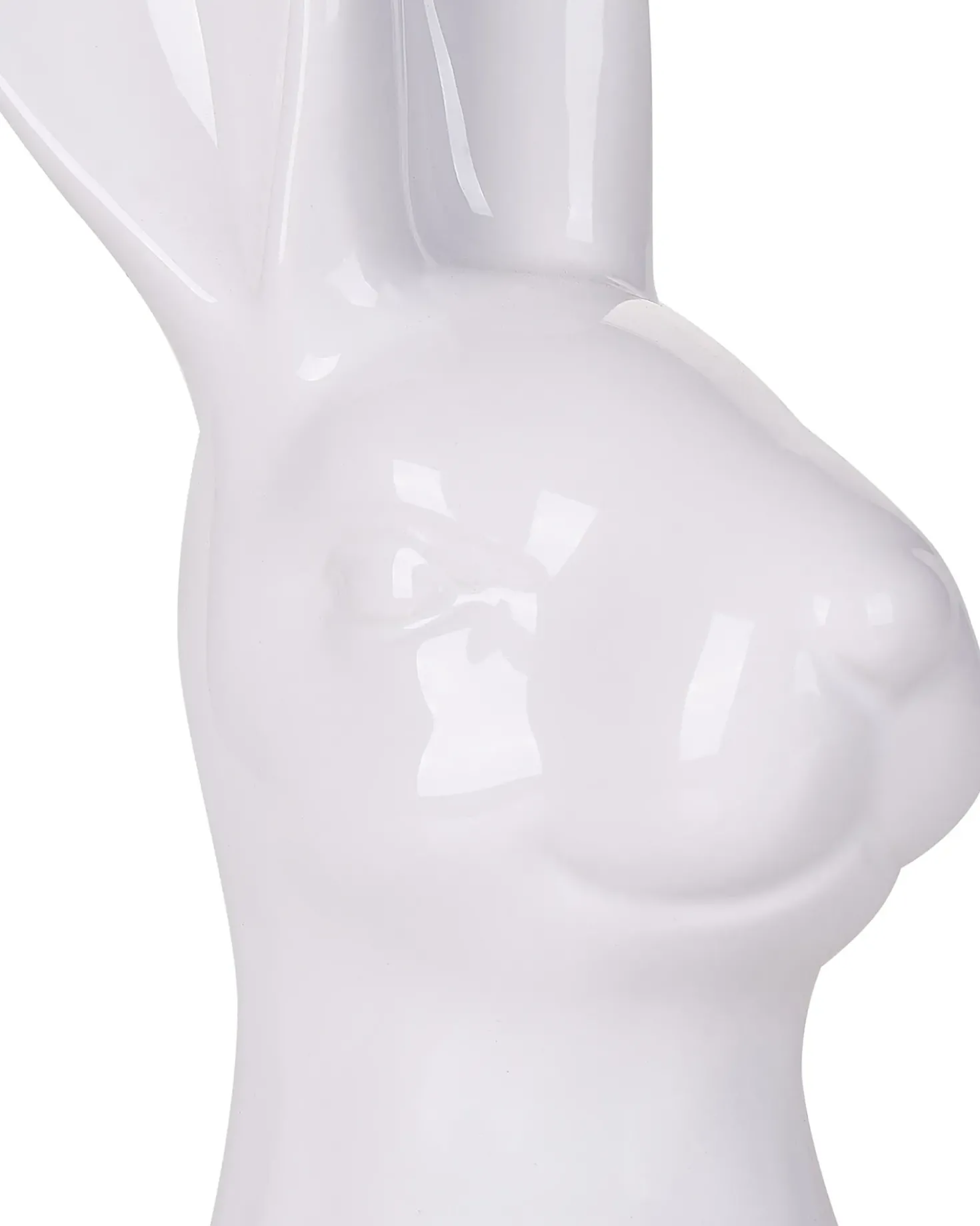 Accessorio decorativo Coniglio GUERANDE Ceramica Bianco