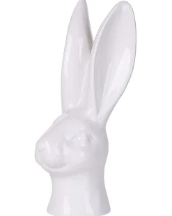 Accessorio decorativo Coniglio GUERANDE Ceramica Bianco