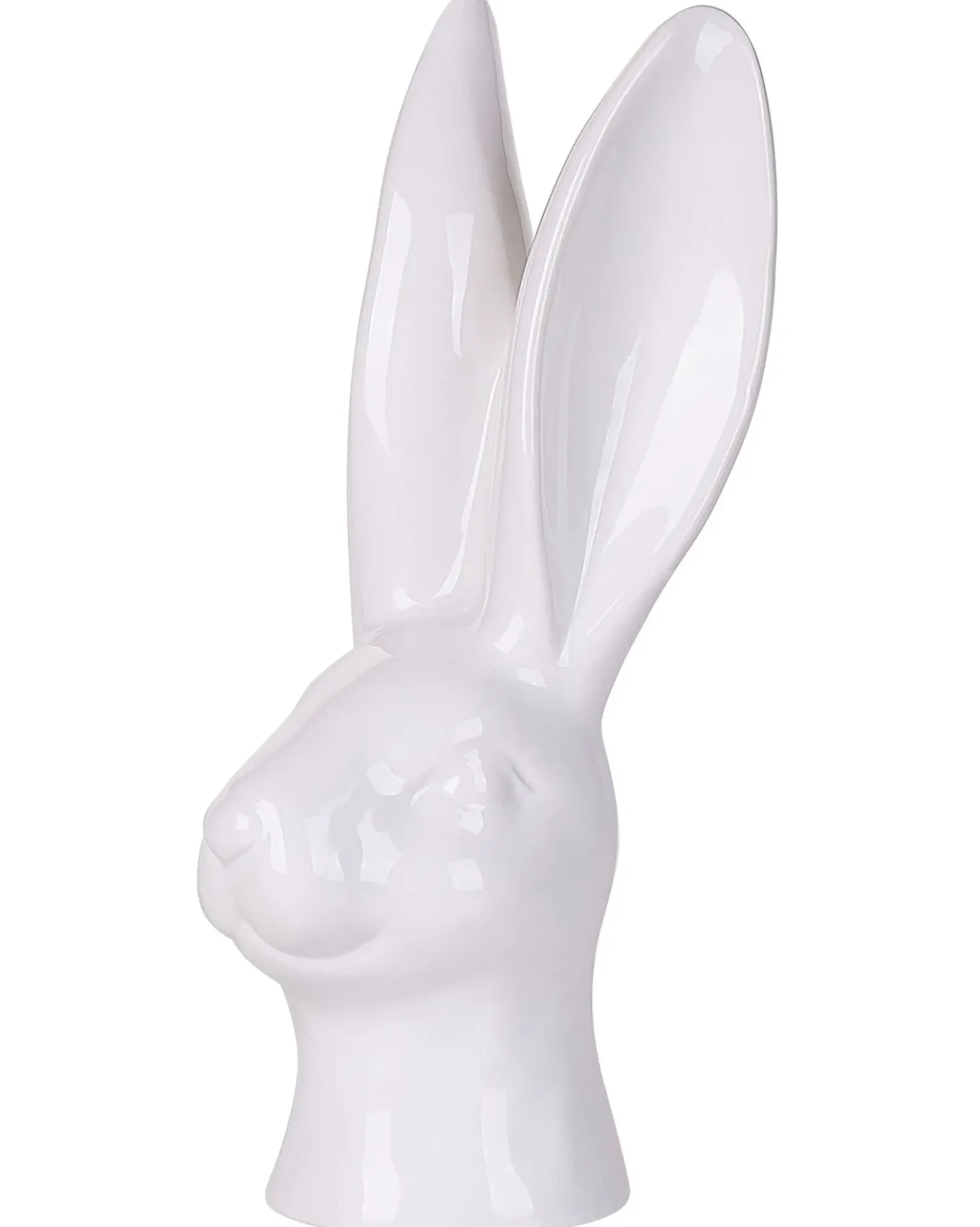 Accessorio decorativo Coniglio GUERANDE Ceramica Bianco