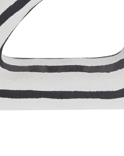 Accessorio decorativo ZANDER Gres porcellanato Nero/Bianco