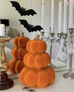 Accessorio decorativo Zucca KALAMATA Velluto Arancione