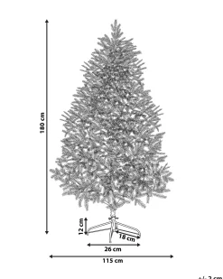 Albero di Natale artificiale HUXLEY 180 cm Verde