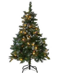 Albero di Natale artificiale LED PALOMAR 120 cm Verde scuro