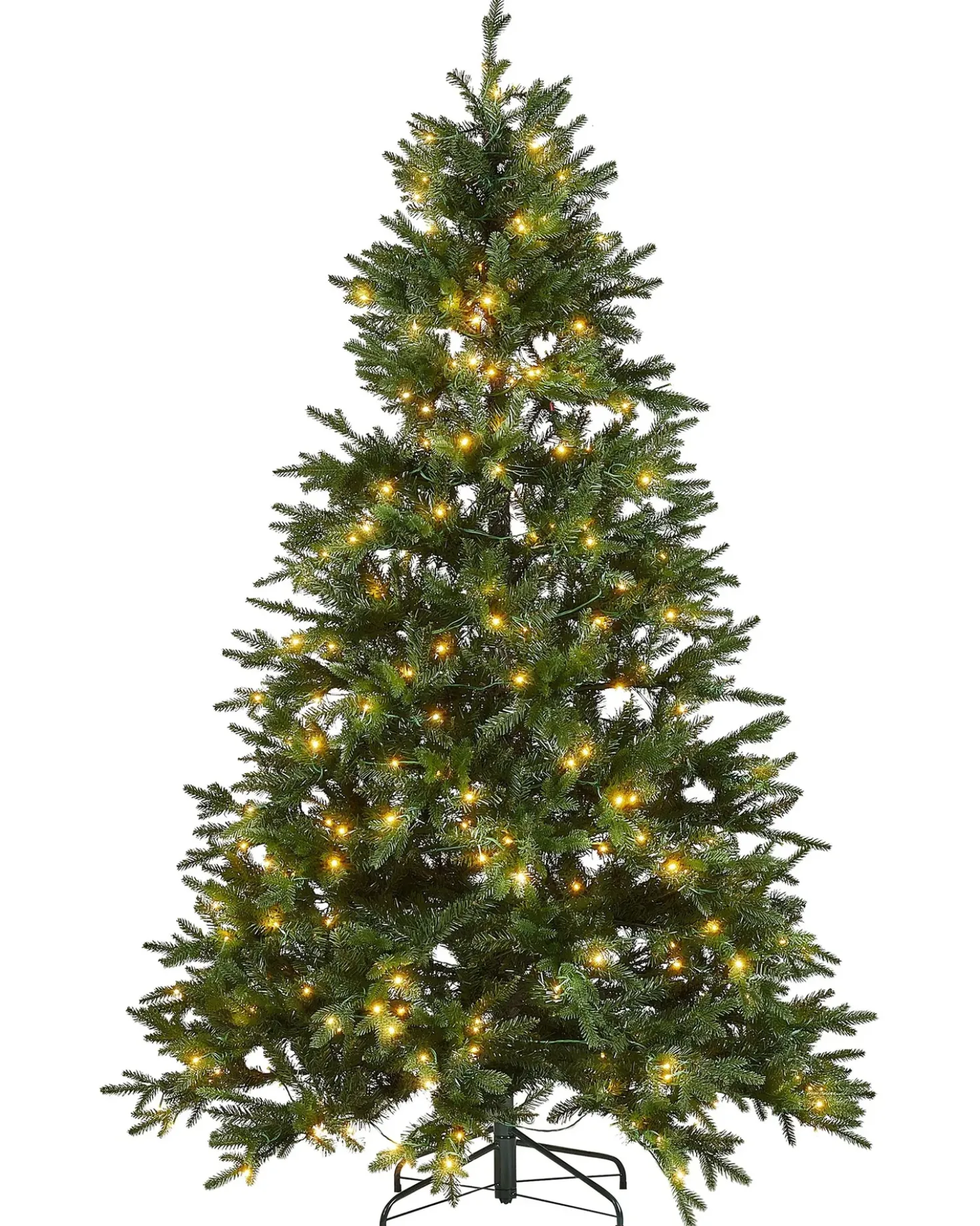 Albero di Natale artificiale LED FIDDLE 210 cm Verde