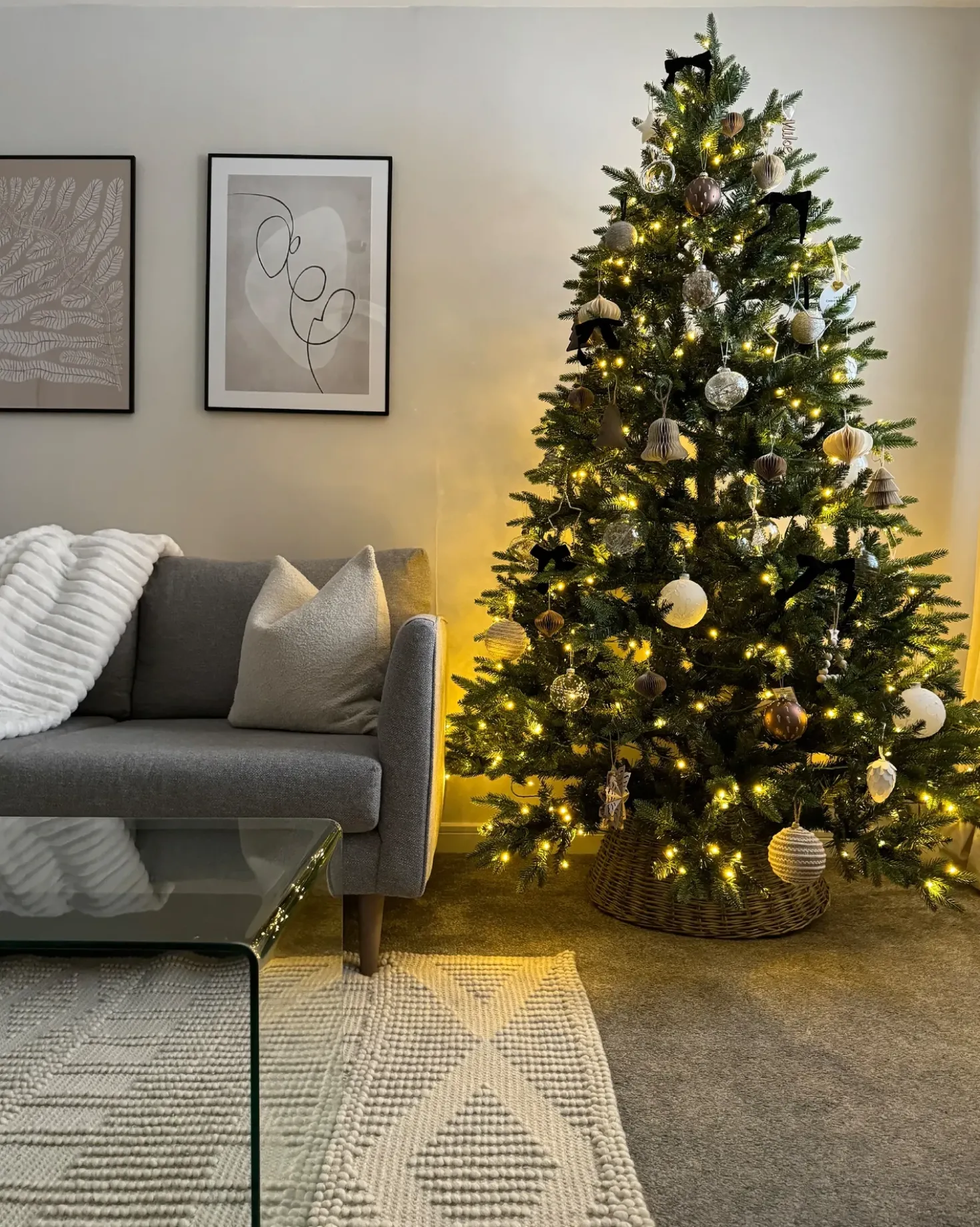 Albero di Natale artificiale LED FIDDLE 210 cm Verde