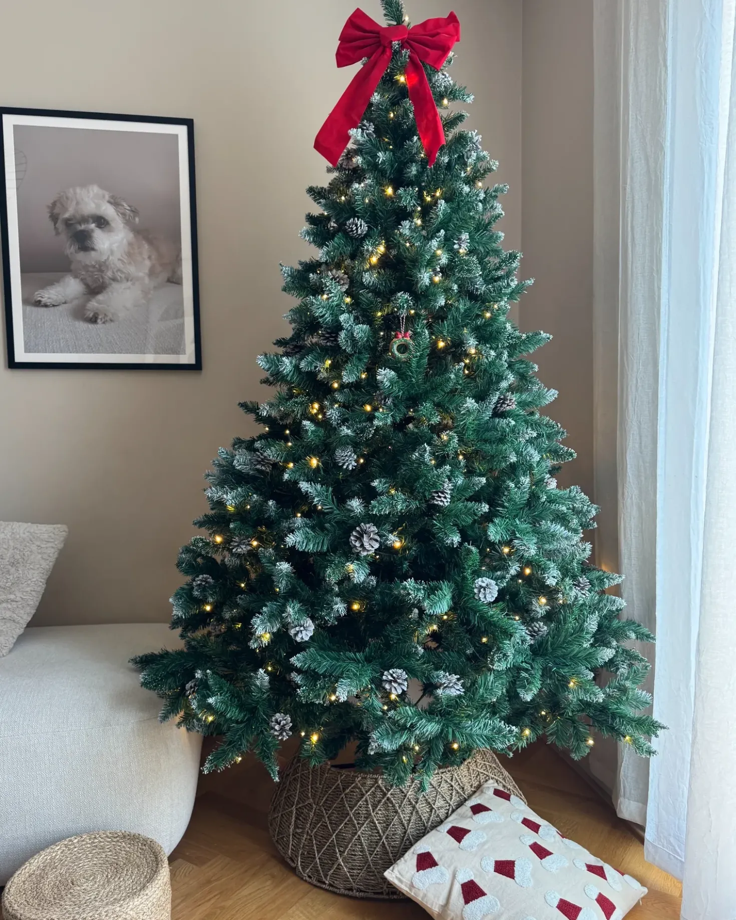 Albero di Natale artificiale LED PALOMAR 210 cm Verde
