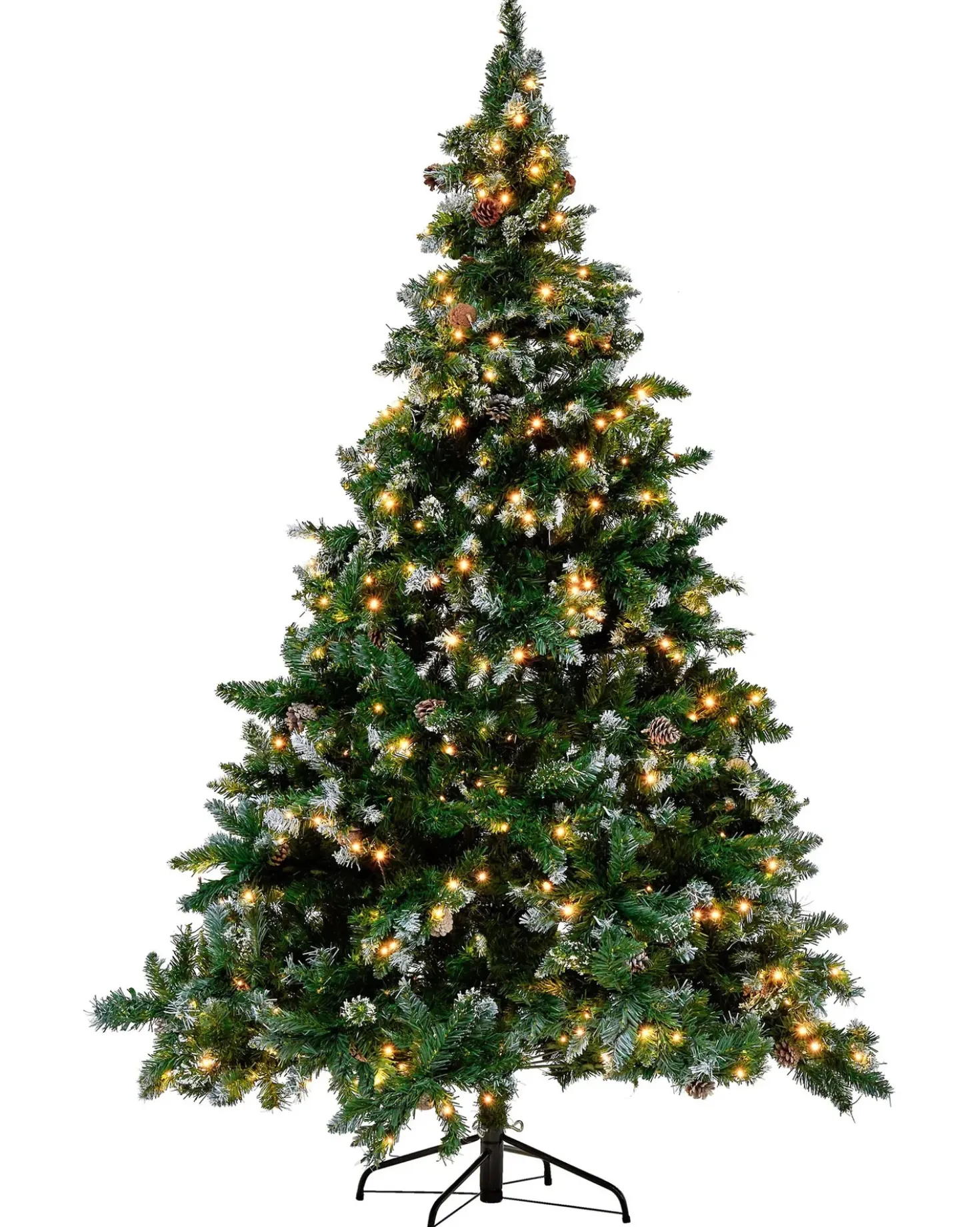 Albero di Natale artificiale LED PALOMAR 210 cm Verde