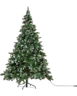 Albero di Natale artificiale LED PALOMAR 210 cm Verde