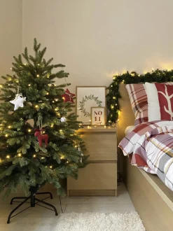 Albero di Natale artificiale HUXLEY 120 cm Verde