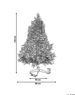 Albero di Natale pre illuminato LED TATLOW 120 cm Verde