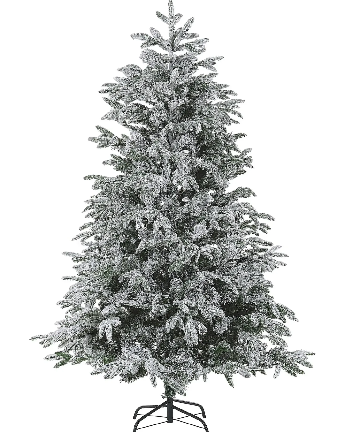 Albero natalizio innevato BASSIE 210 cm Bianco