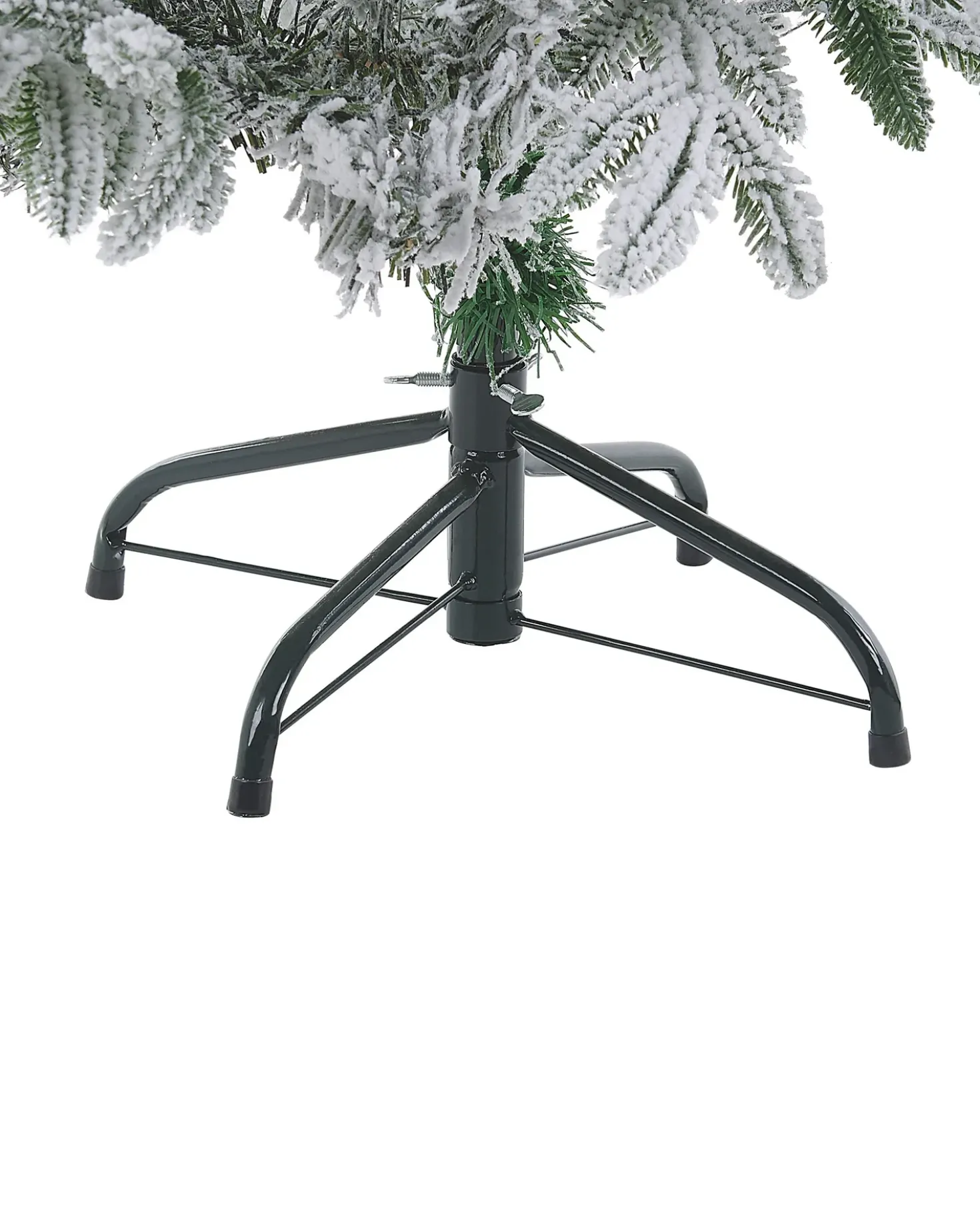 Albero natalizio innevato BASSIE 210 cm Bianco