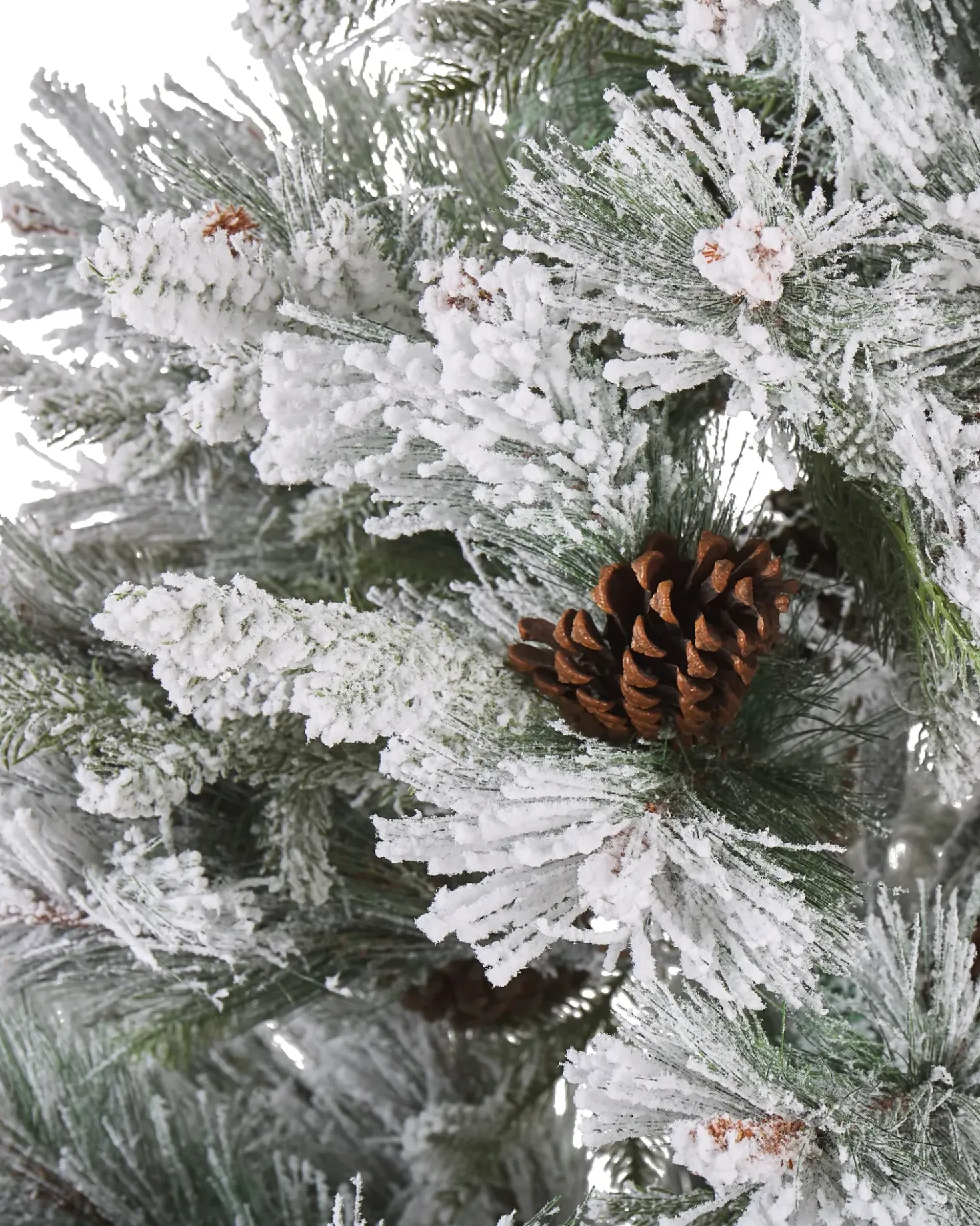 Albero natalizio innevato MASALA 180 cm Bianco