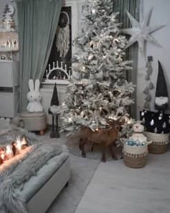 Albero natalizio innevato TOMICHI 210 cm Bianco