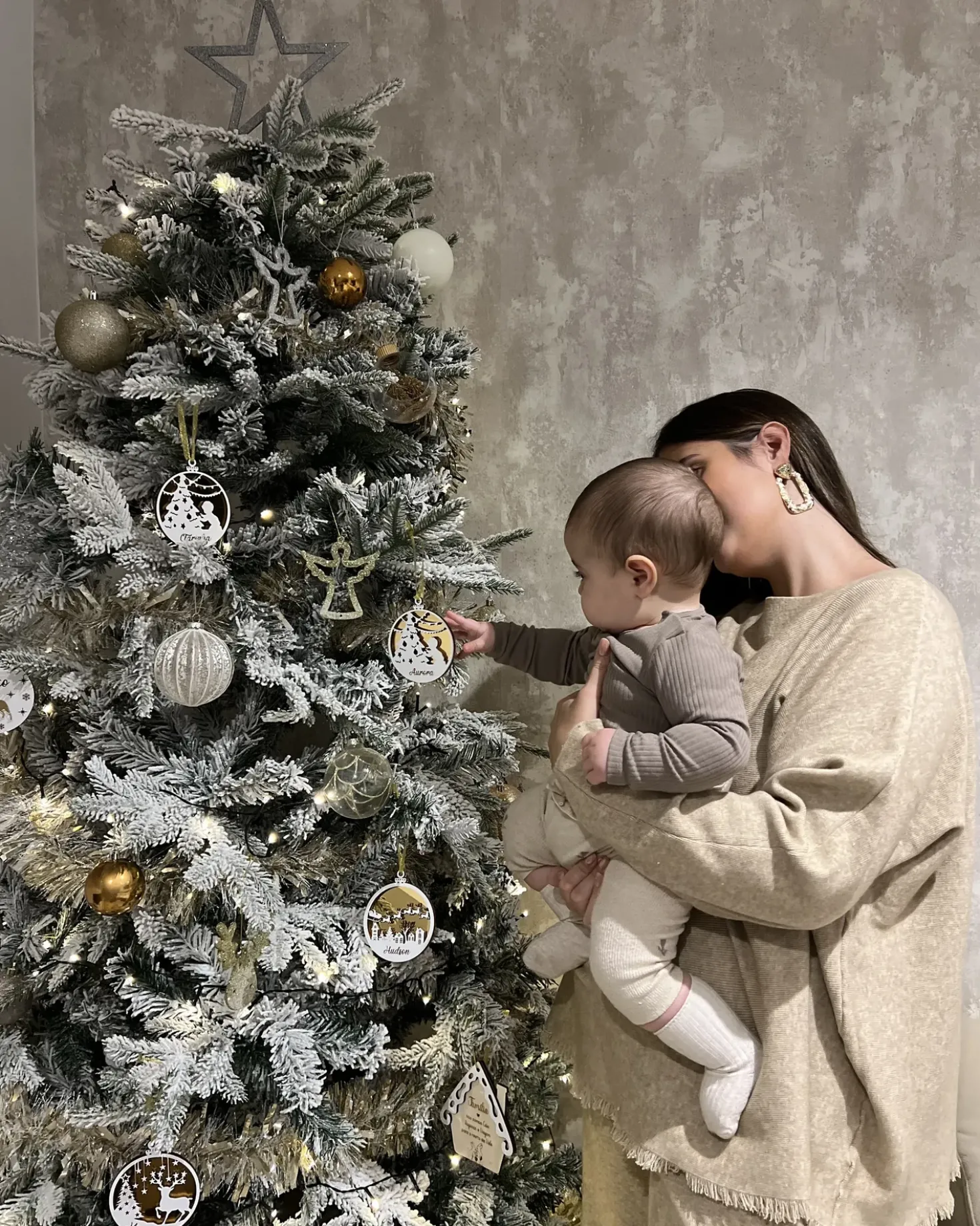 Albero natalizio innevato TOMICHI 210 cm Bianco