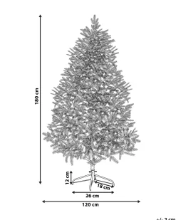 Albero natalizio innevato FORAKER 180 cm Bianco
