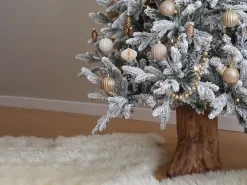 Albero natalizio innevato FORAKER 180 cm Bianco