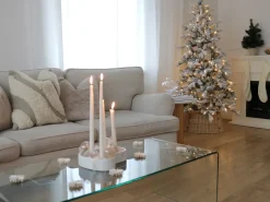 Albero natalizio innevato LED TATLOW 180 cm Verde