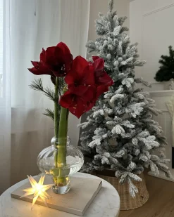 Albero natalizio innevato LED TATLOW 180 cm Verde