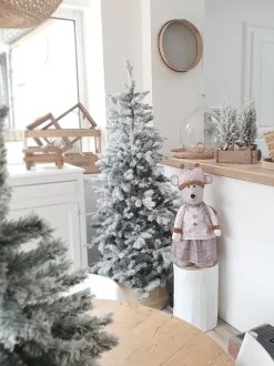 Albero natalizio innevato LED TATLOW 180 cm Verde