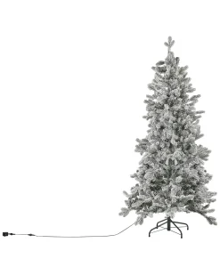 Albero natalizio innevato LED TATLOW 180 cm Verde