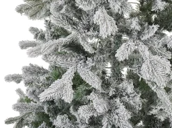 Albero natalizio innevato LED TATLOW 210 cm Verde