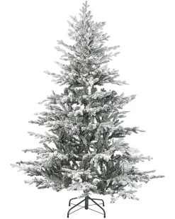 Albero natalizio innevato LED BRISCO 180 cm Bianco
