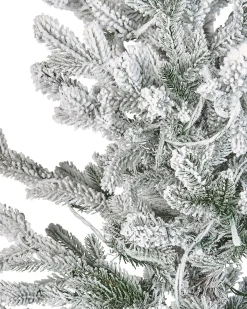 Albero natalizio innevato LED BRISCO 180 cm Bianco