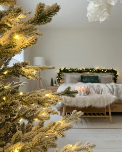 Albero natalizio innevato LED BRISCO 180 cm Bianco