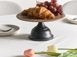 Alzata per torta BRIOCHE Metallo Nero