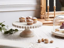 Alzata per torta MEMFIS Legno di mango Marrone chiaro