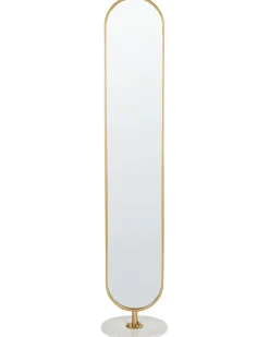 Appendiabiti con specchio MOODY 170 cm Metallo Oro