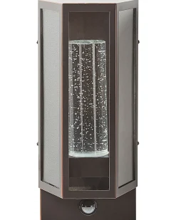 Applique a LED per esterni FRUID con sensore di movimento Marrone