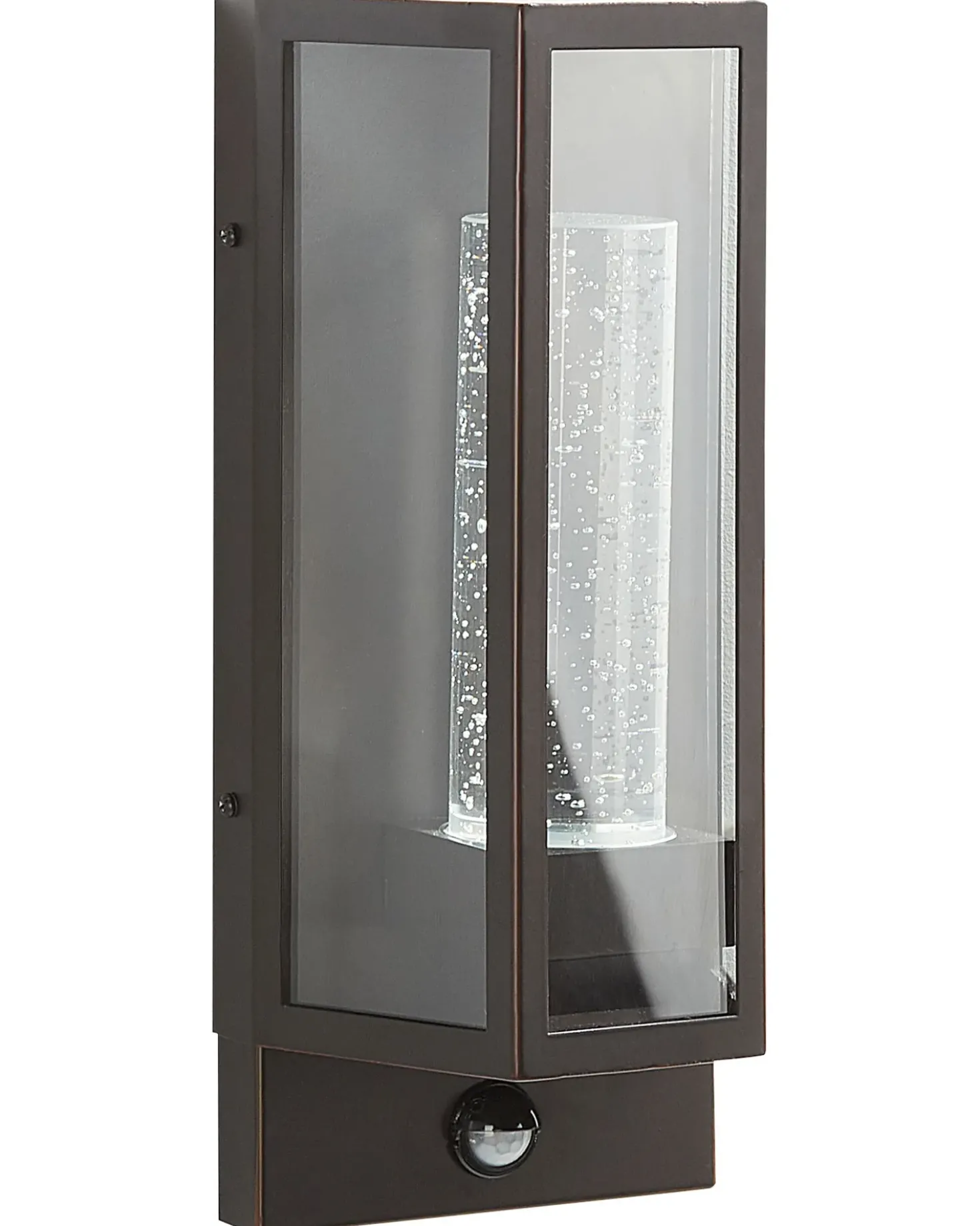 Applique a LED per esterni FRUID con sensore di movimento Marrone