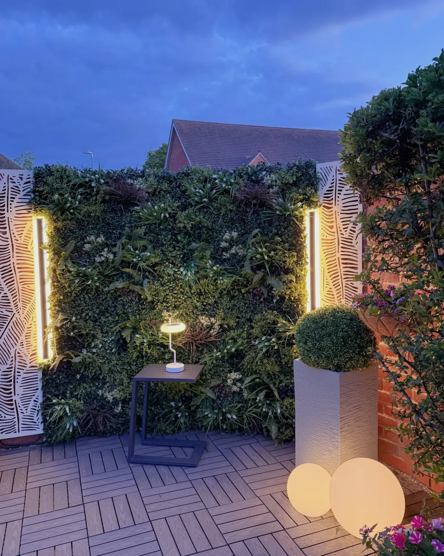 Applique a LED per esterni SAVANE con sensore di movimento Nero