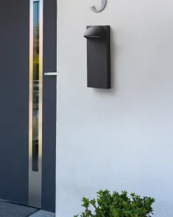 Applique a LED per esterni SAJUR Nero