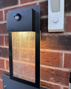Applique a LED per esterni ELLIOT con sensore di movimento Nero