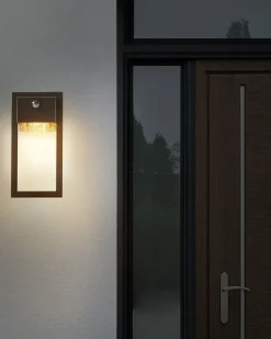 Applique a LED per esterni ELLIOT con sensore di movimento Nero