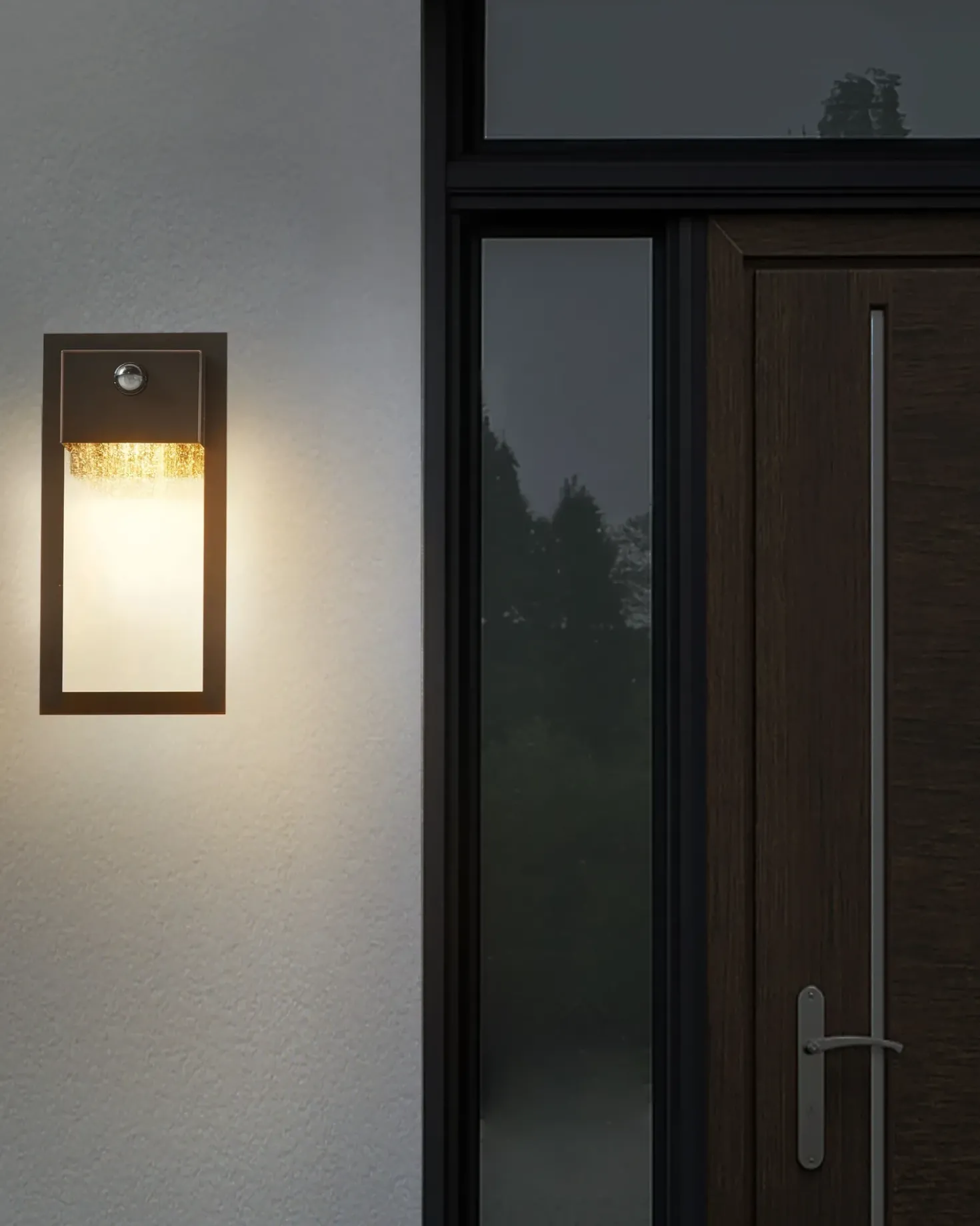 Applique a LED per esterni ELLIOT con sensore di movimento Nero