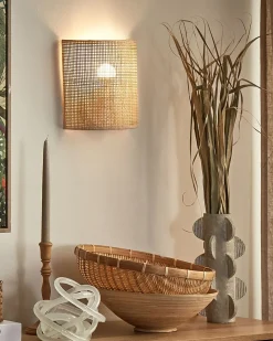 Applique CARIO Rattan Naturale