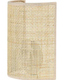 Applique DEMITRIE Rattan Naturale