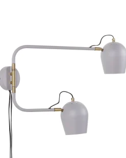 Applique ESTRELLA Regolabile Metallo Grigio chiaro