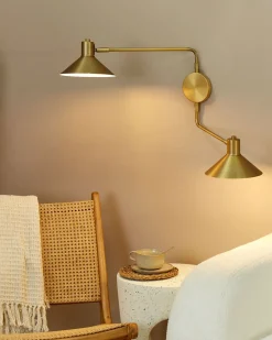 Applique KADASSA Regolabile Metallo Oro