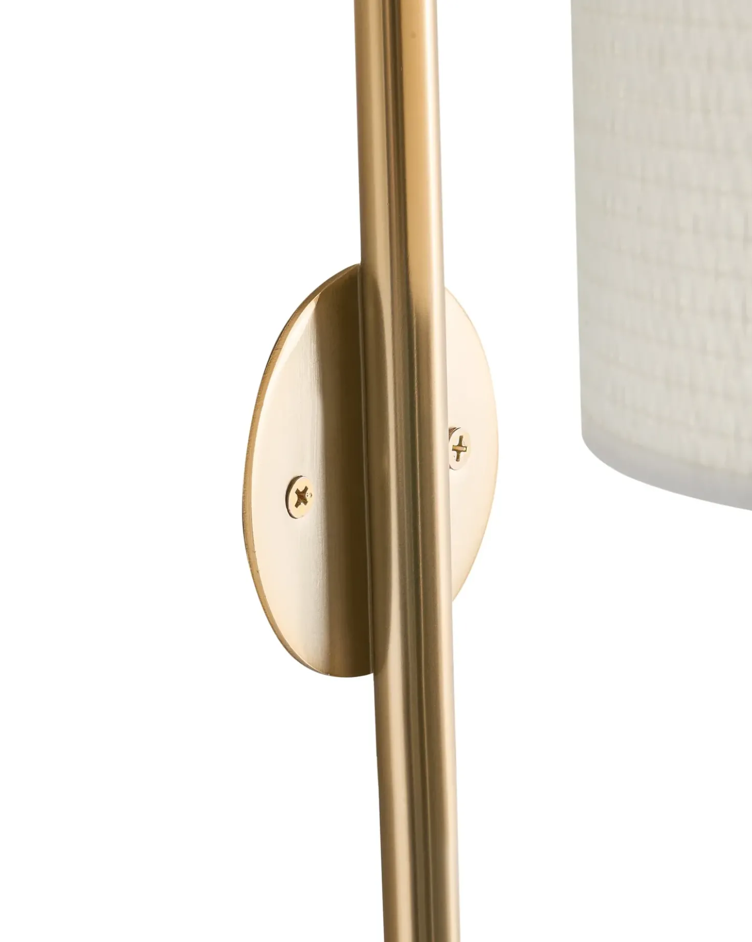 Applique LOKY Metallo Ottone/Beige